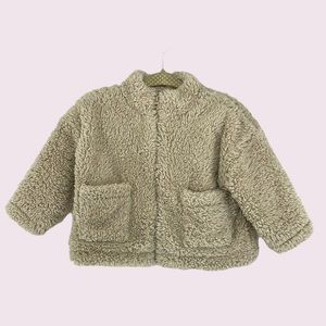 Zara Have A Nice One Baby Sherpa Jacket